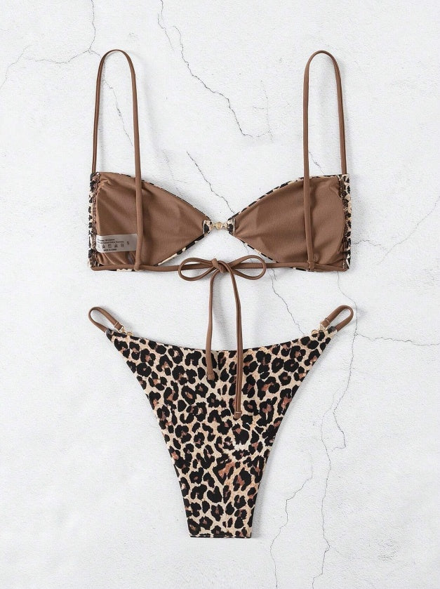 Women's Two-piece Casual Swimsuit P61 Decor