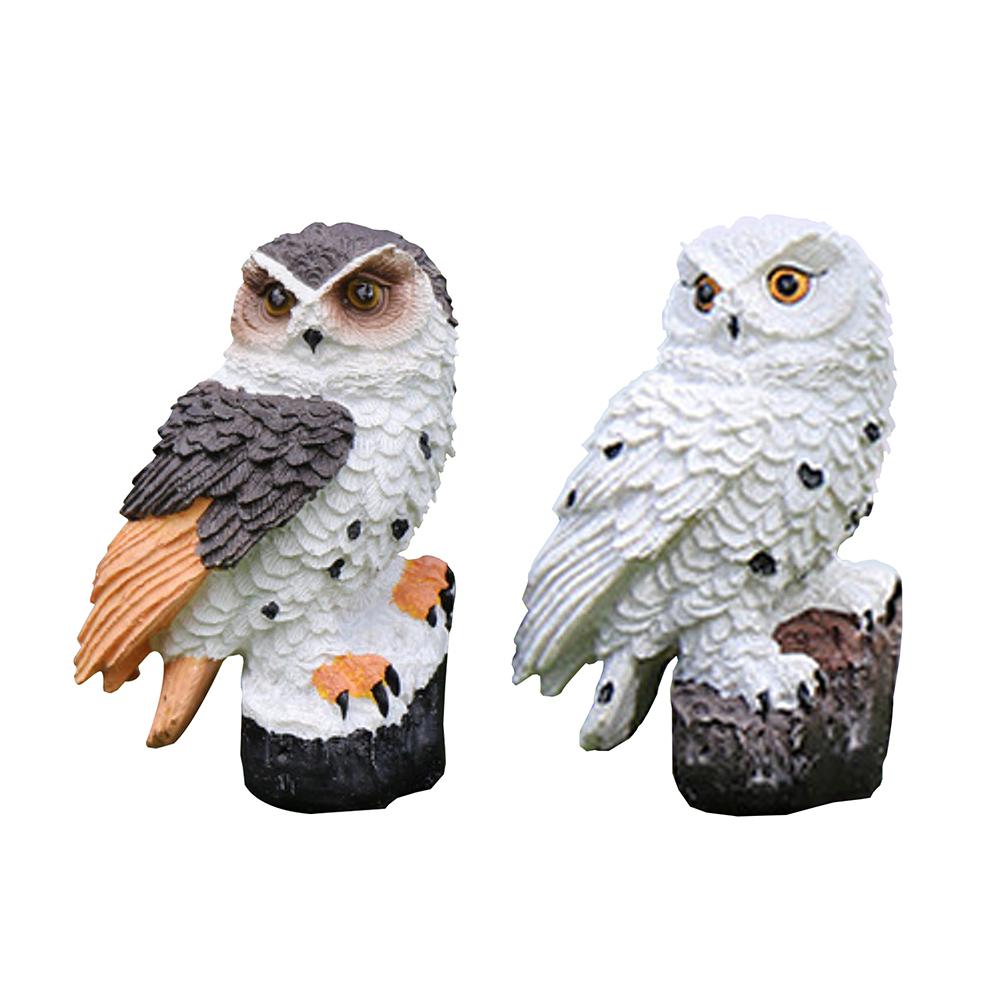 LED Garden Owl Solar Light Yard Lawn Waterproof Stake Lamp Party Decor