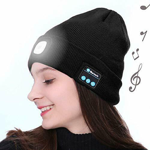 Wireless Bluetooth LED Hat with Music Speakers Light Winter Gift