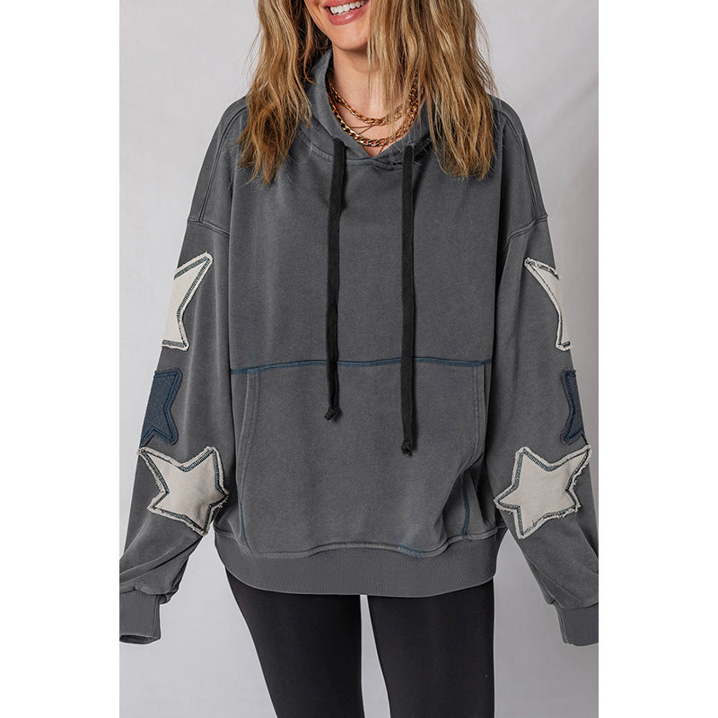 Women's Hooded Sweater European And American Personalized Design Sense
