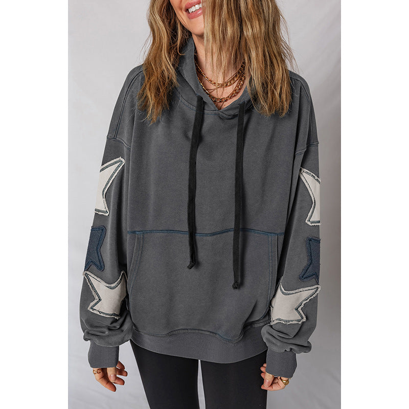 Women's Hooded Sweater European And American Personalized Design Sense