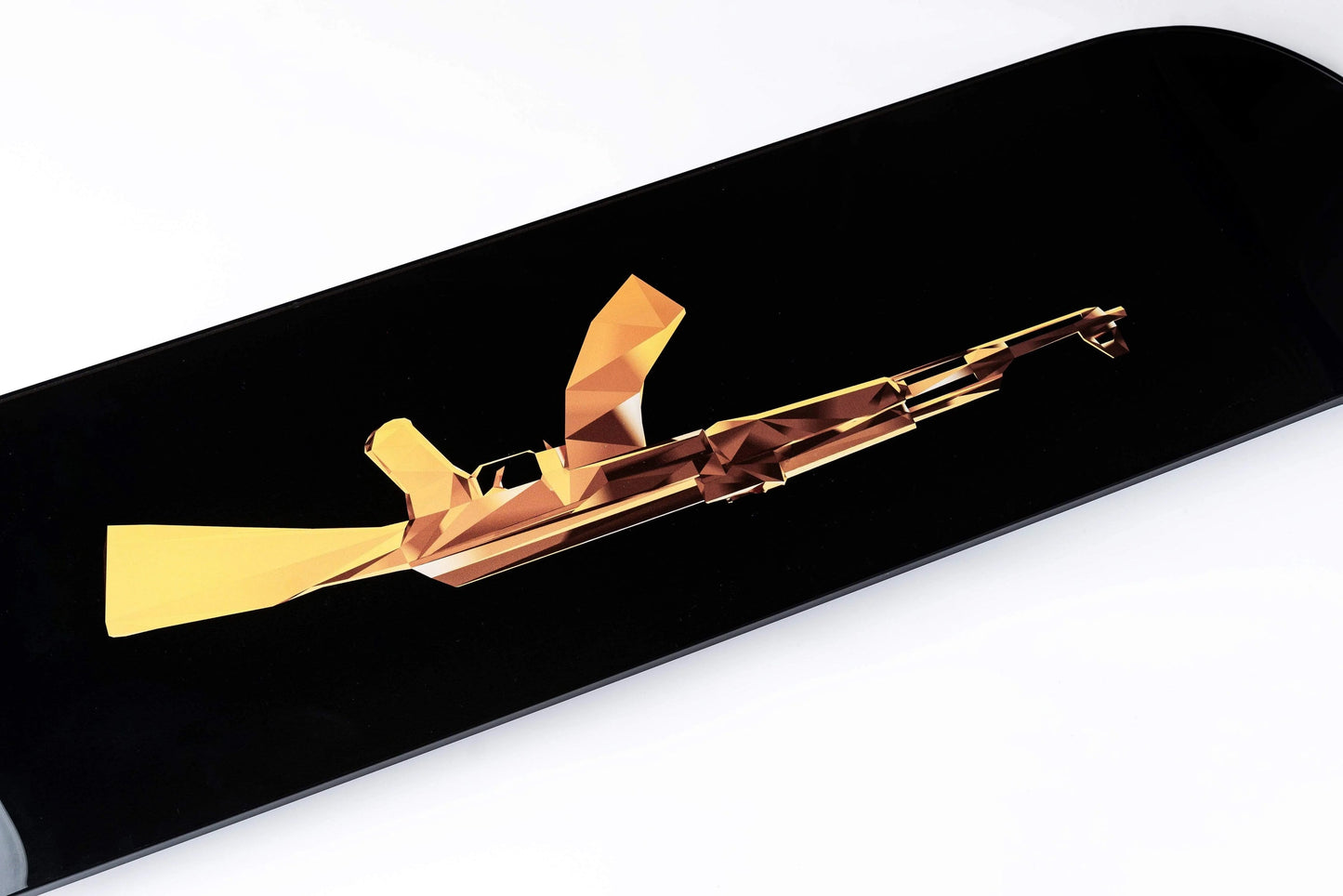 Gold AK 47 Skateboard