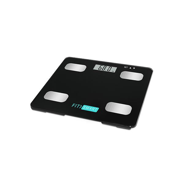 Electronic Floor Body Scale Black Digital Lcd Glass Tracker Bathroom