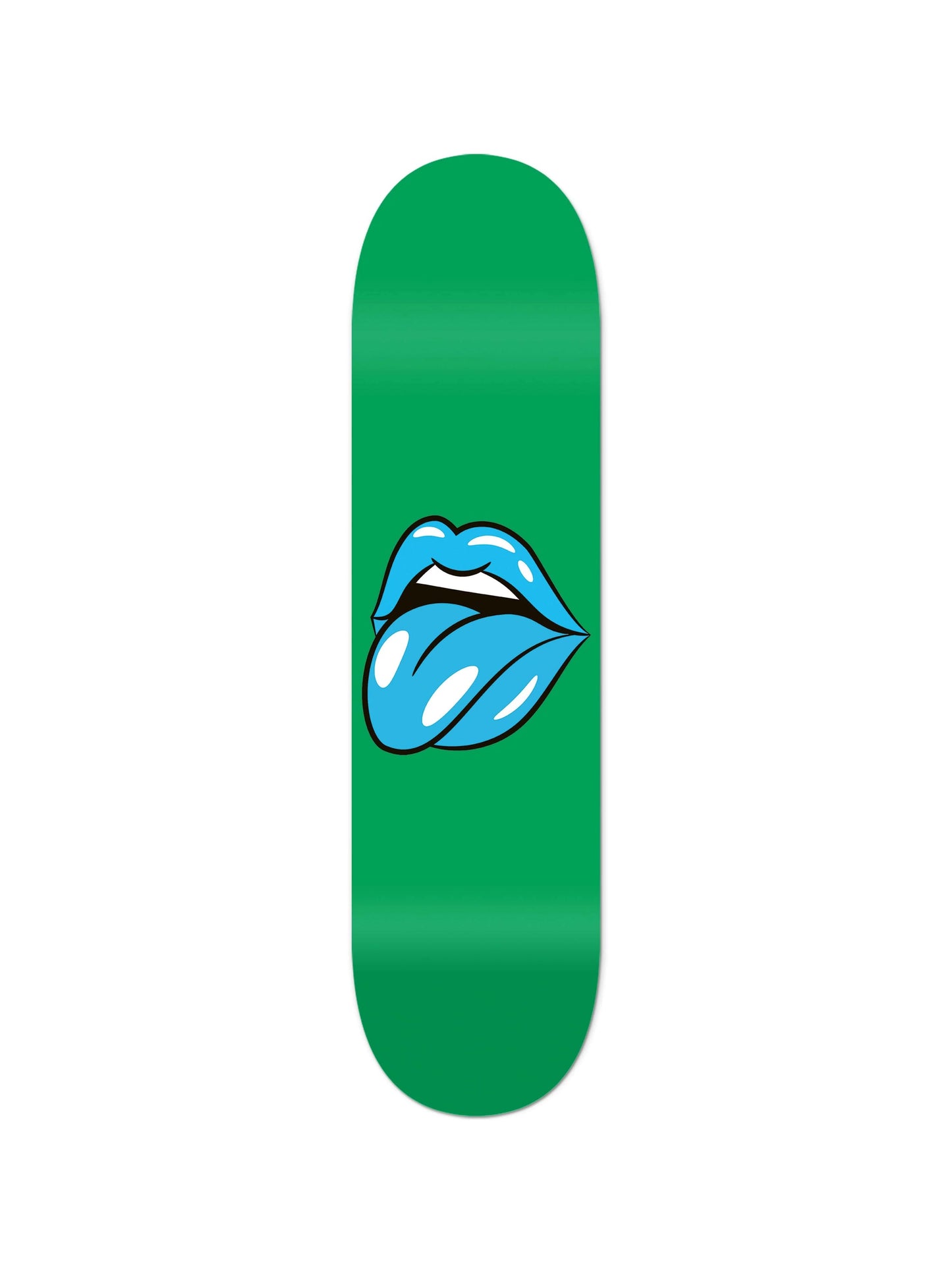 Lips Green Skateboard