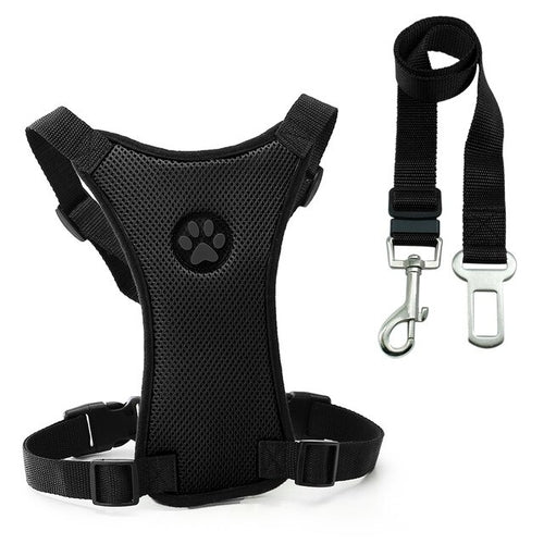 Safety Dog Car Seat Belt Pet Dog Harness and Leash