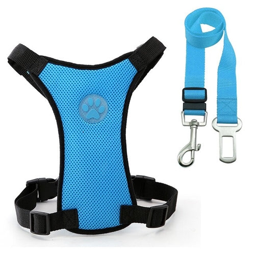 Safety Dog Car Seat Belt Pet Dog Harness and Leash