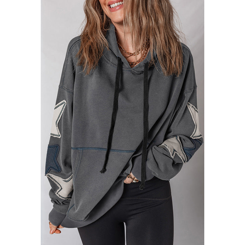 Women's Hooded Sweater European And American Personalized Design Sense