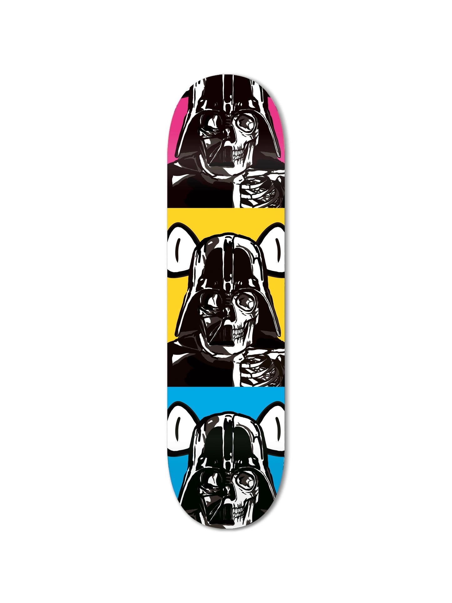 Space Bear Yellow Skateboard